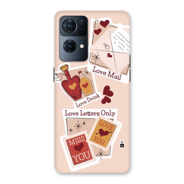 Love Language Back Case for Oppo Reno7 Pro 5G