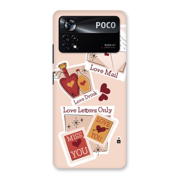 Love Language Back Case for Poco X4 Pro 5G