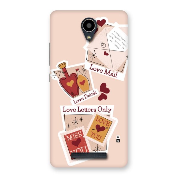 Love Language Back Case for Redmi Note 2