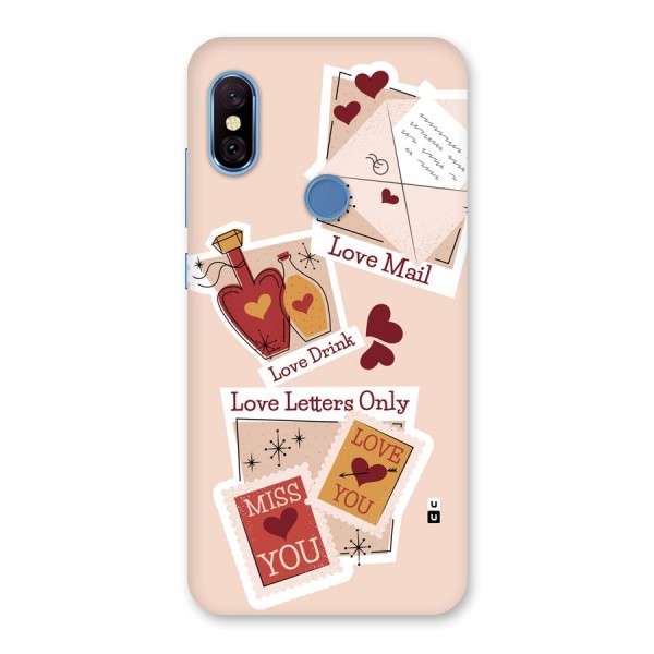 Love Language Back Case for Redmi Note 6 Pro