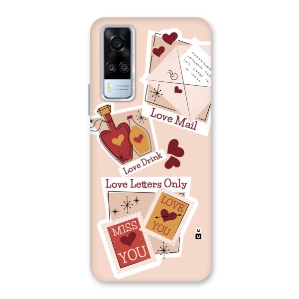 Love Language Back Case for Vivo Y51A