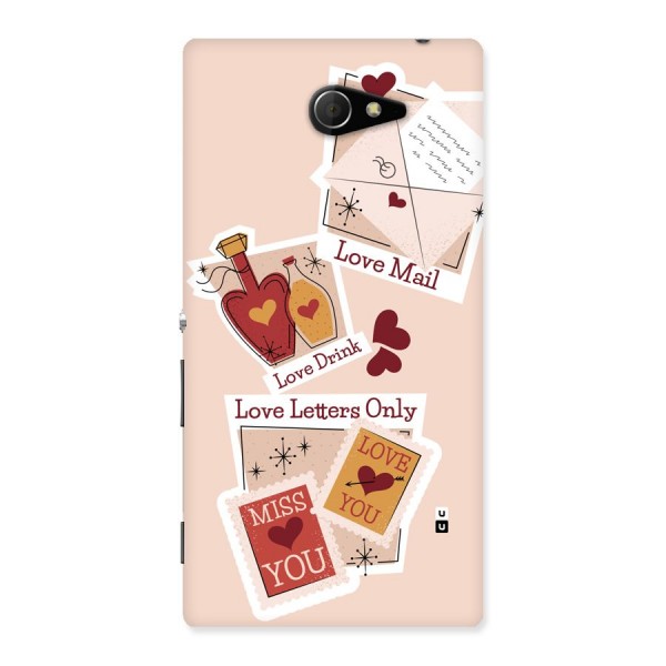 Love Language Back Case for Xperia M2