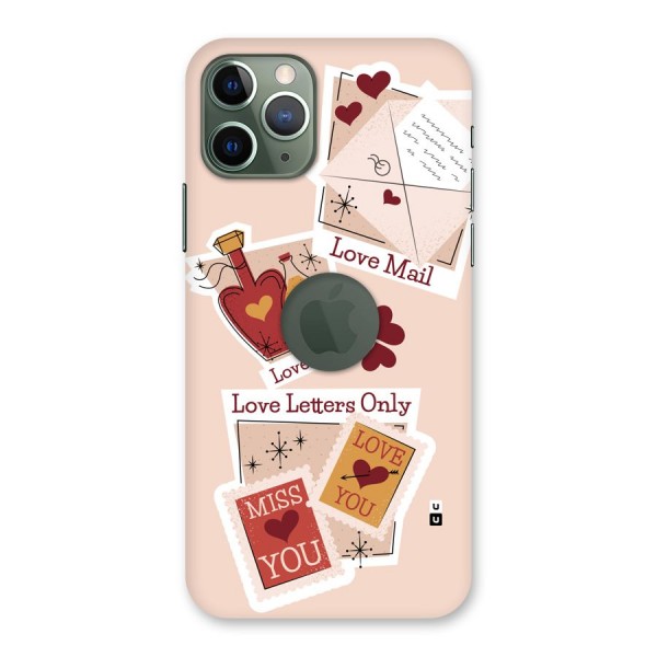 Love Language Back Case for iPhone 11 Pro Logo Cut