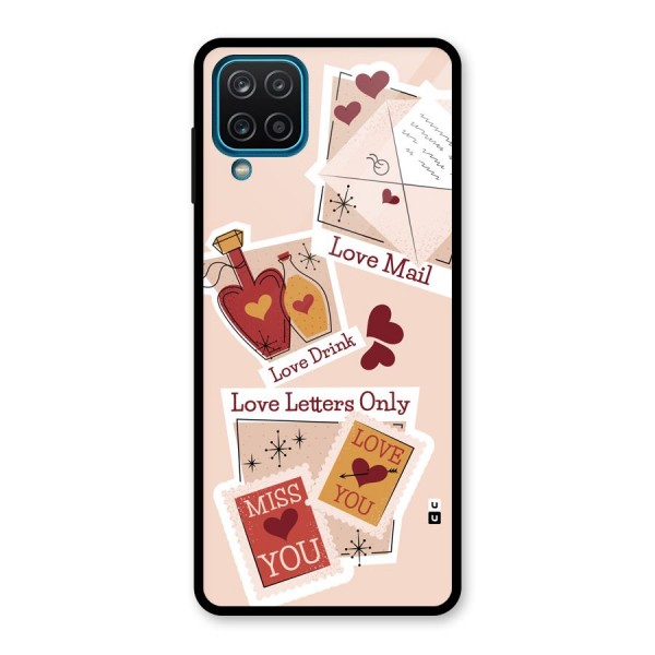 Love Language Glass Back Case for Galaxy A12