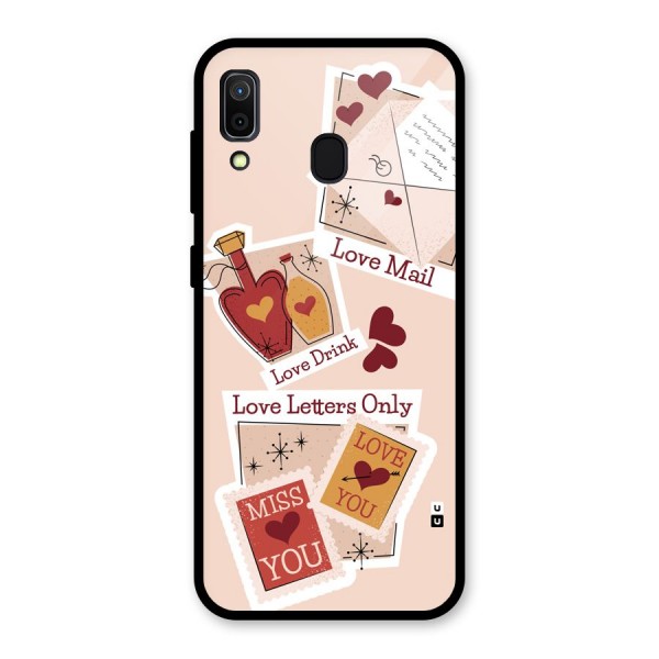 Love Language Glass Back Case for Galaxy A30