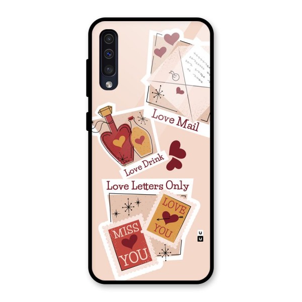 Love Language Glass Back Case for Galaxy A50