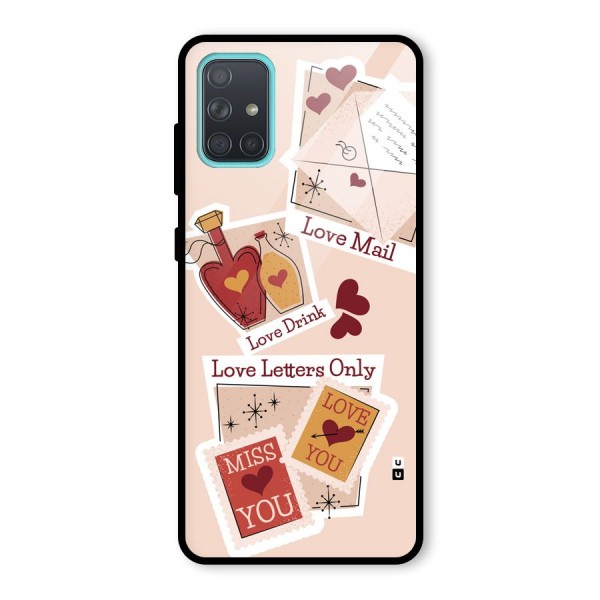 Love Language Glass Back Case for Galaxy A71