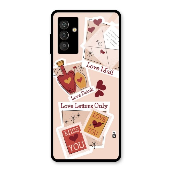 Love Language Glass Back Case for Galaxy M13