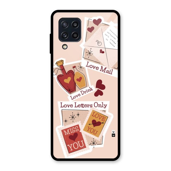 Love Language Glass Back Case for Galaxy M32