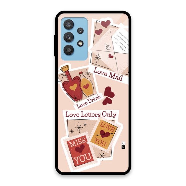 Love Language Glass Back Case for Galaxy M32 5G