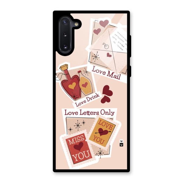 Love Language Glass Back Case for Galaxy Note 10