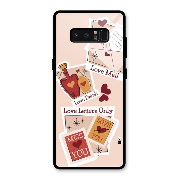 Love Language Glass Back Case for Galaxy Note 8