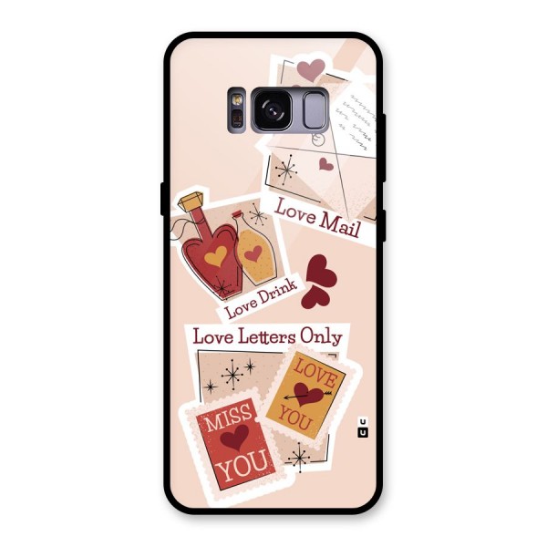 Love Language Glass Back Case for Galaxy S8