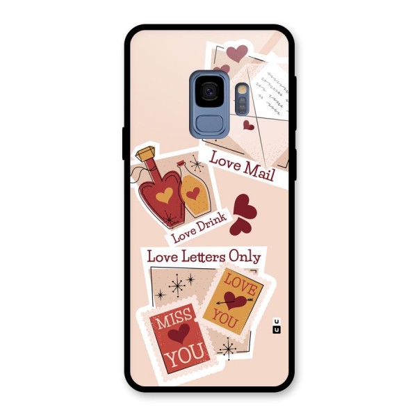 Love Language Glass Back Case for Galaxy S9