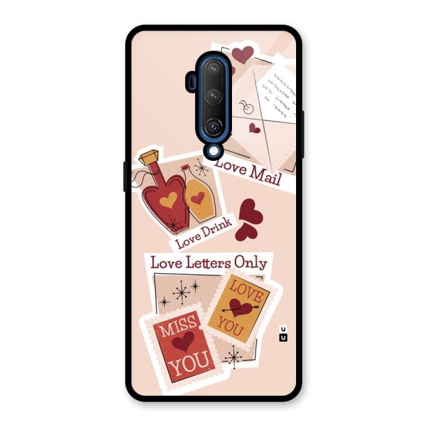 Love Language Glass Back Case for OnePlus 7T Pro