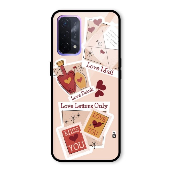 Love Language Glass Back Case for Oppo A74 5G