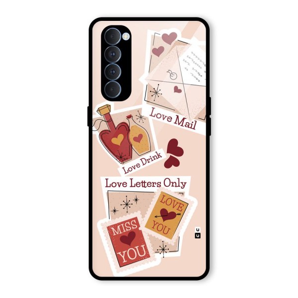 Love Language Glass Back Case for Oppo Reno4 Pro