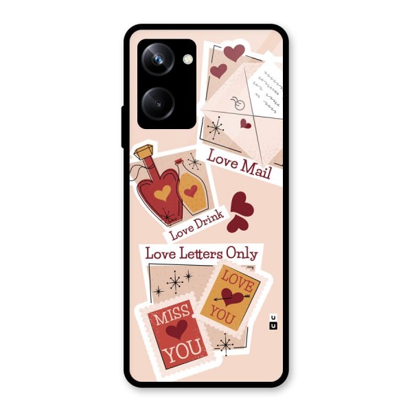 Love Language Glass Back Case for Realme 10 Pro