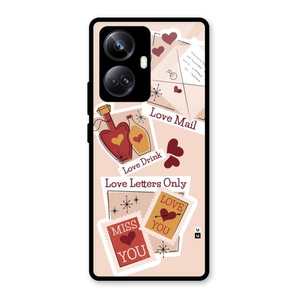 Love Language Glass Back Case for Realme 10 Pro Plus