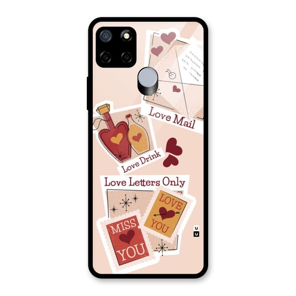 Love Language Glass Back Case for Realme C15