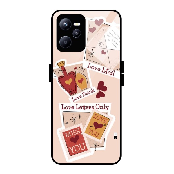 Love Language Glass Back Case for Realme C35