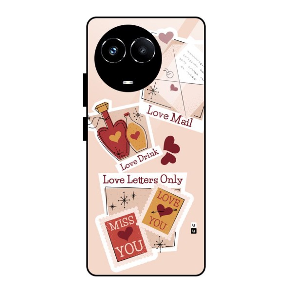 Love Language Glass Back Case for Realme Narzo 60X