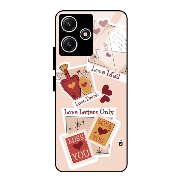 Love Language Glass Back Case for Redmi 12 5G