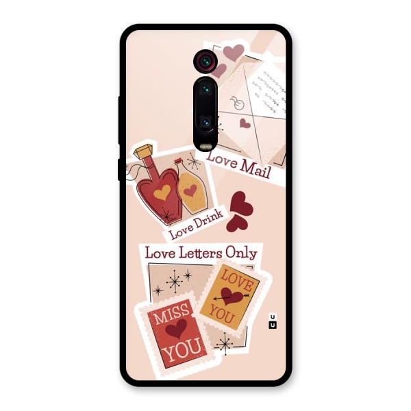 Love Language Glass Back Case for Redmi K20