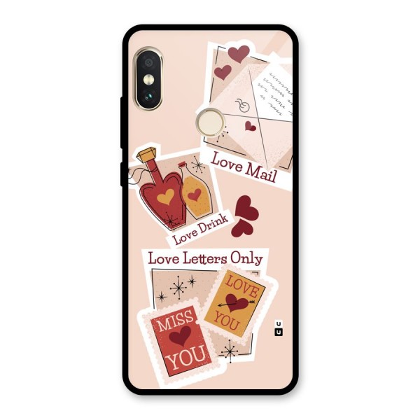 Love Language Glass Back Case for Redmi Note 5 Pro