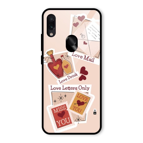 Love Language Glass Back Case for Redmi Note 7