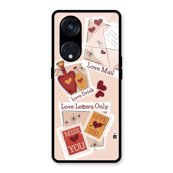 Love Language Glass Back Case for Reno8 T 5G