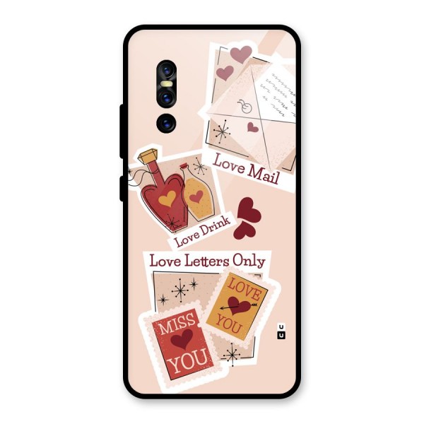 Love Language Glass Back Case for Vivo V15 Pro