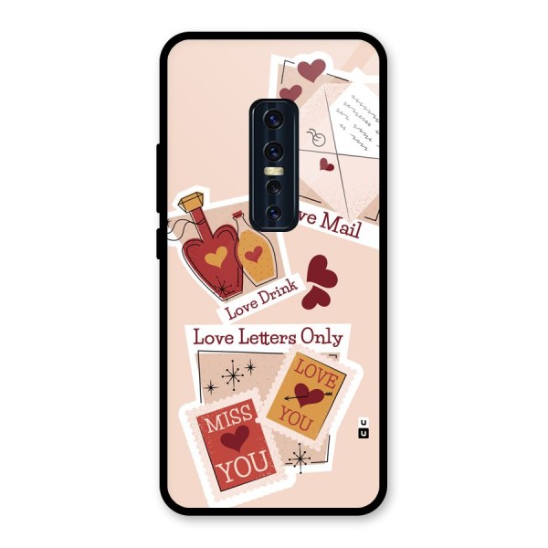 Love Language Glass Back Case for Vivo V17 Pro