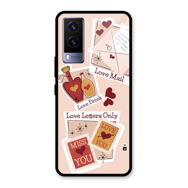 Love Language Glass Back Case for Vivo V21e 5G