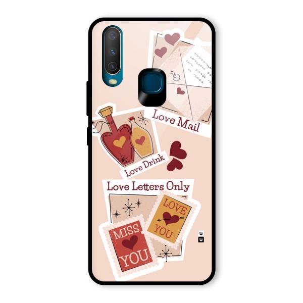 Love Language Glass Back Case for Vivo Y12