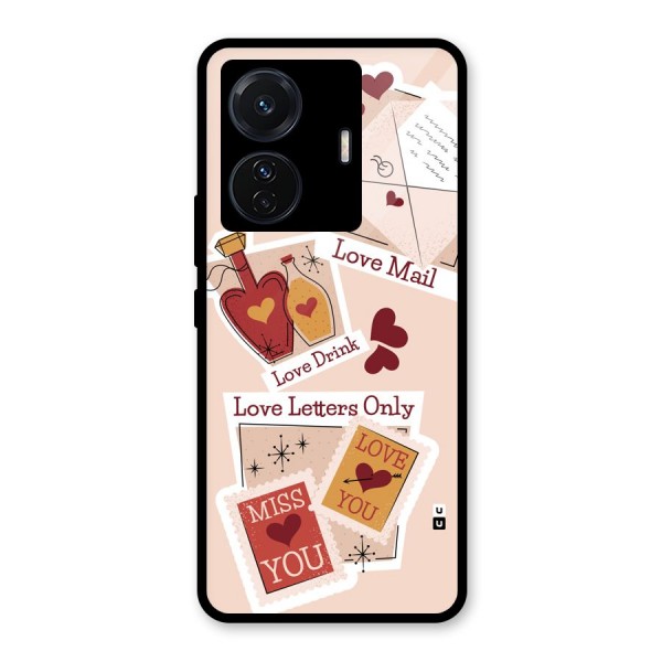 Love Language Glass Back Case for Vivo iQOO Z6 Pro