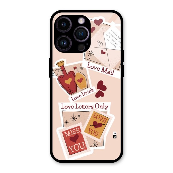 Love Language Glass Back Case for iPhone 14 Pro Max