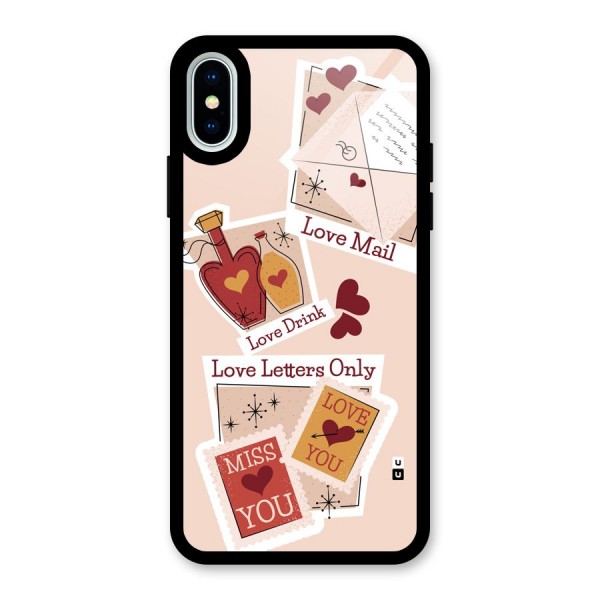 Love Language Glass Back Case for iPhone X