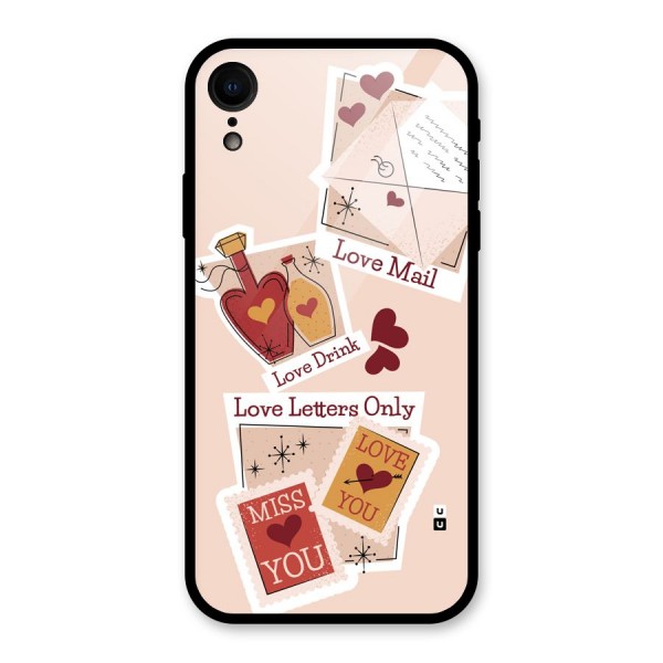 Love Language Glass Back Case for iPhone XR