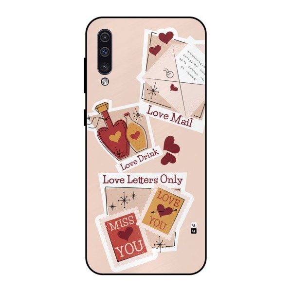 Love Language Metal Back Case for Galaxy A30s