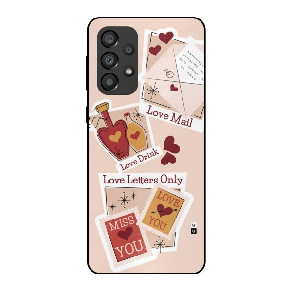 Love Language Metal Back Case for Galaxy A33 5G