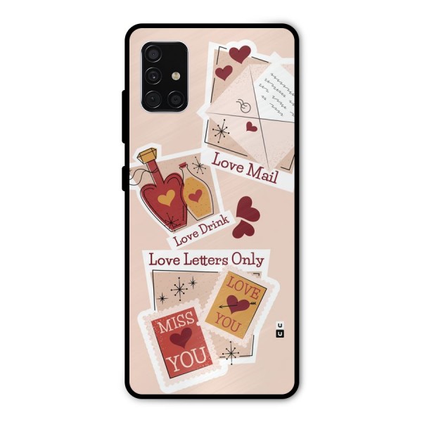 Love Language Metal Back Case for Galaxy A51