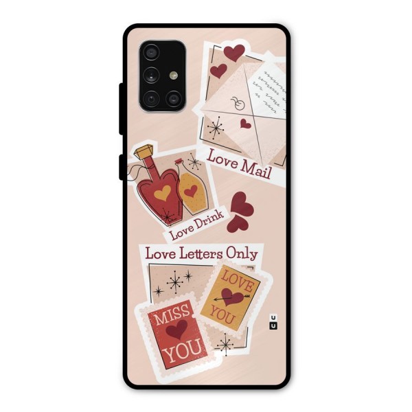 Love Language Metal Back Case for Galaxy A71