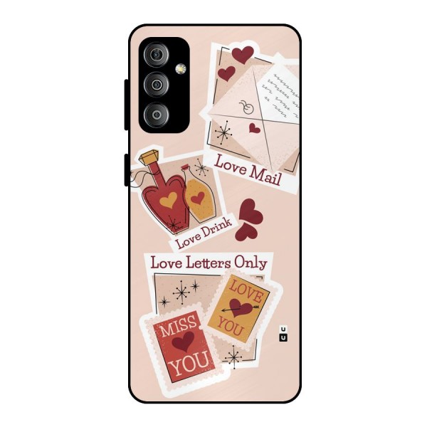 Love Language Metal Back Case for Galaxy F23