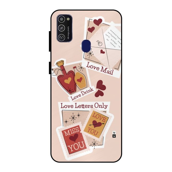 Love Language Metal Back Case for Galaxy M21