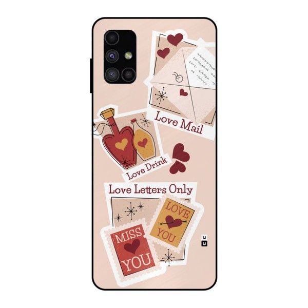 Love Language Metal Back Case for Galaxy M51