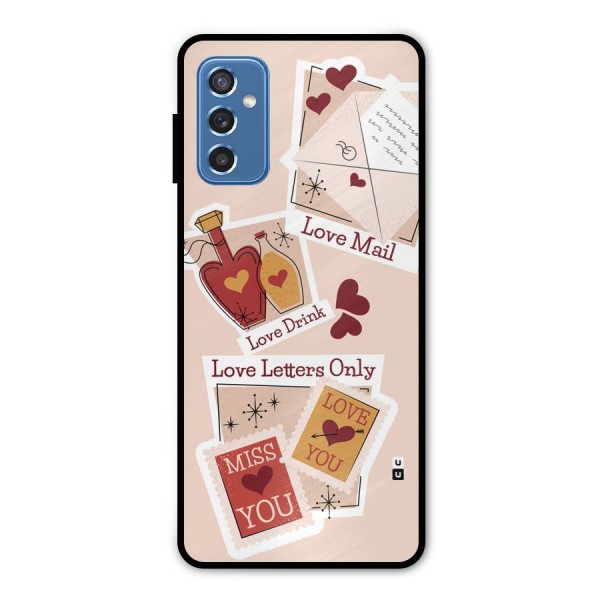 Love Language Metal Back Case for Galaxy M52 5G