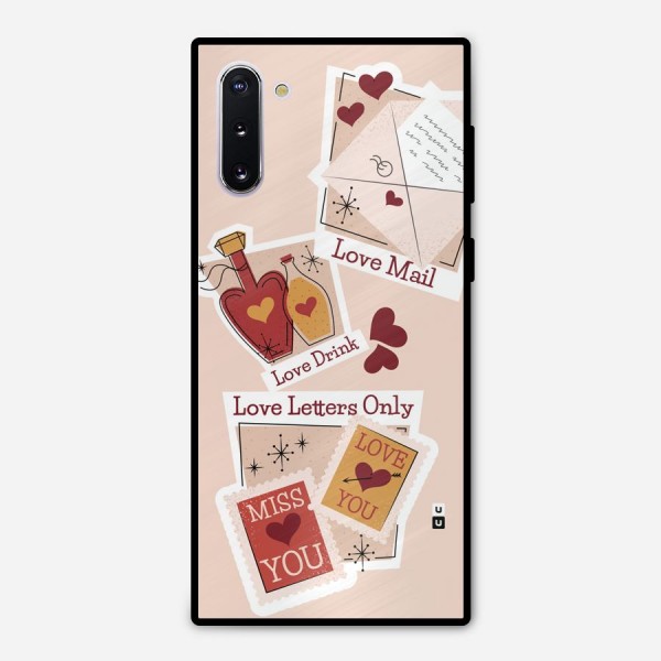 Love Language Metal Back Case for Galaxy Note 10