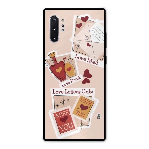 Love Language Metal Back Case for Galaxy Note 10 Plus