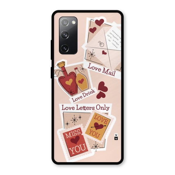 Love Language Metal Back Case for Galaxy S20 FE